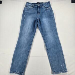 Judy Blue High Rise Distressed Slim Fit Stretch Denim Jeans Women's‎ Size 7/28